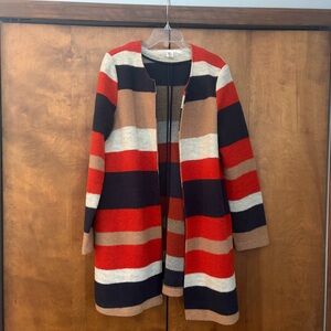 Max Studio Wool Blend Sweater Coat